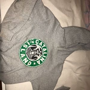 Starbucks grey hoodie